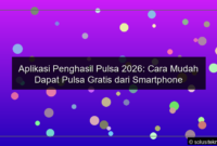 Read more about the article Aplikasi Penghasil Pulsa 2026: Cara Mudah Dapat Pulsa Gratis dari Smartphone