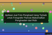 Read more about the article Aplikasi Jual Foto Penghasil Uang Terbaik untuk Fotografer Pemula Maksimalkan Penghasilan dari Hobi Fotografi