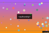 Read more about the article <authorship>