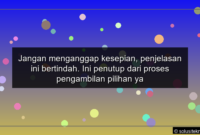 Read more about the article Jangan menganggap kesepian, penjelasan ini bertindah. Ini penutup dari proses pengambilan pilihan yang efektif.